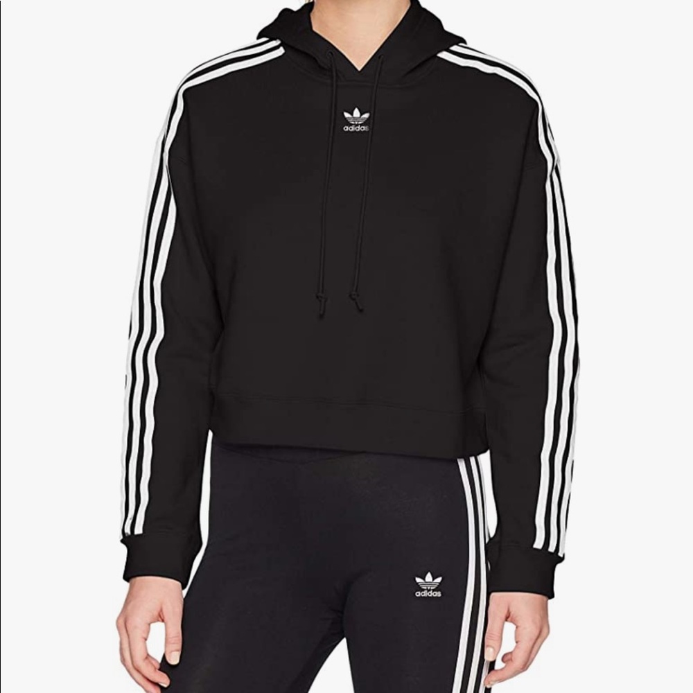 Adidas Orginals Womens Cropped Hoodie